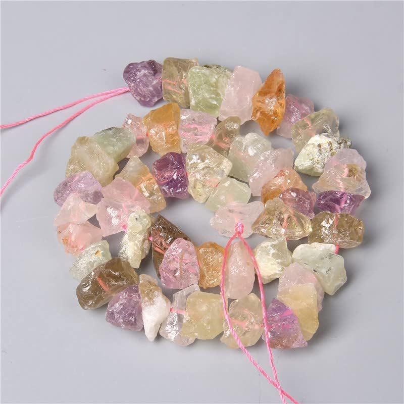 10-13mm Natural Irregular Freeform Raw Mixed Quartz Stone Nugget Beads Reiki Crystal Healing Minerals Quartz Bead DIY Jewelry Making