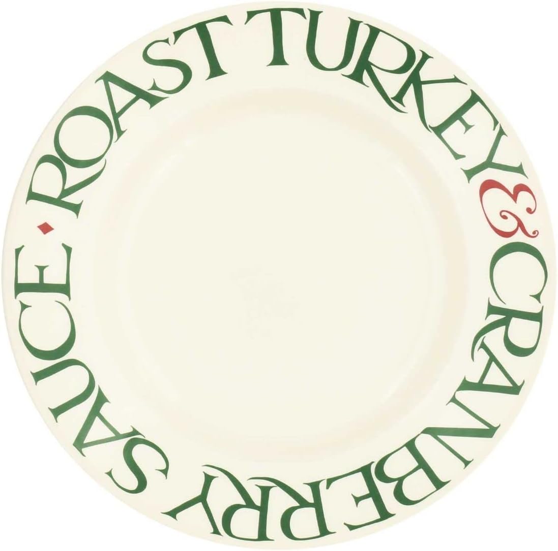 Emma Bridgewater Christmas Toast & Marmalade Roast Turkey 10 1/2 Inch Plate