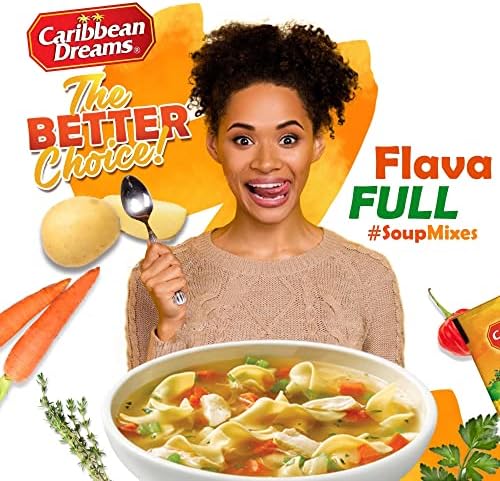 Caribbean Dreams Jamaican Cock Soup Mix, 50g (Pack of 20)