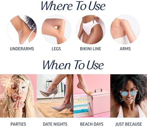 VEET Ready-To-Use Waxing Kit For Women, Wax Strips For Body Hair Removal, Wax Kit For Legs and Body, Personal Care Product, Hair Remover, 40ct Waxing Strips (20 Double-Sided), 4ct Body Wipes