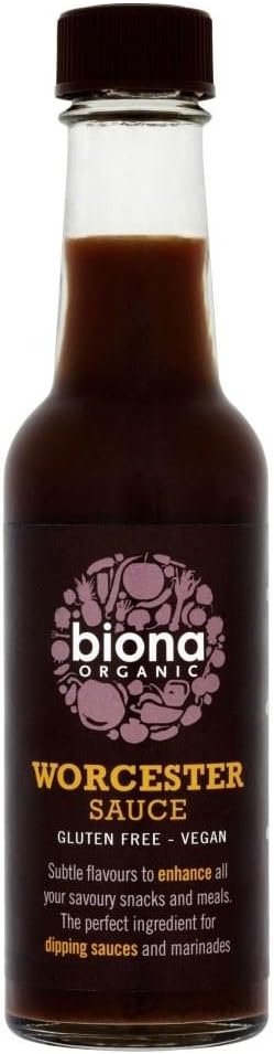 Biona Organic Worcester Sauce (140ml) - Pack of 6