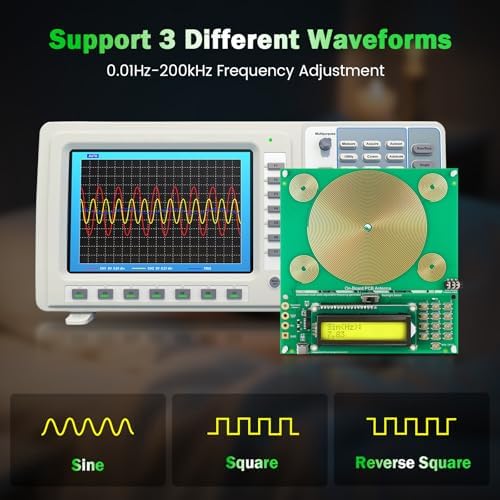 Adjustable Frequency Generator Machine | Schumann Resonance Pulse Generator 7.83Hz Nature Sine Wave Resonator Sound Frequency Devices for Sleep | Relaxation(0.01Hz-200000Hz)