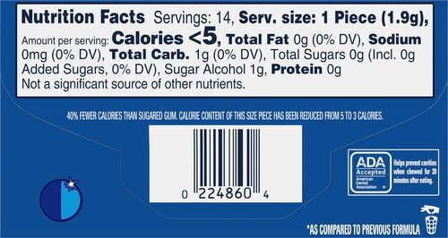 ORBIT Peppermint Sugar Free Gum Individually Wrapped, Bulk Packs of Gum, 14-Pieces (336 Total Pieces),(Pack of 24)