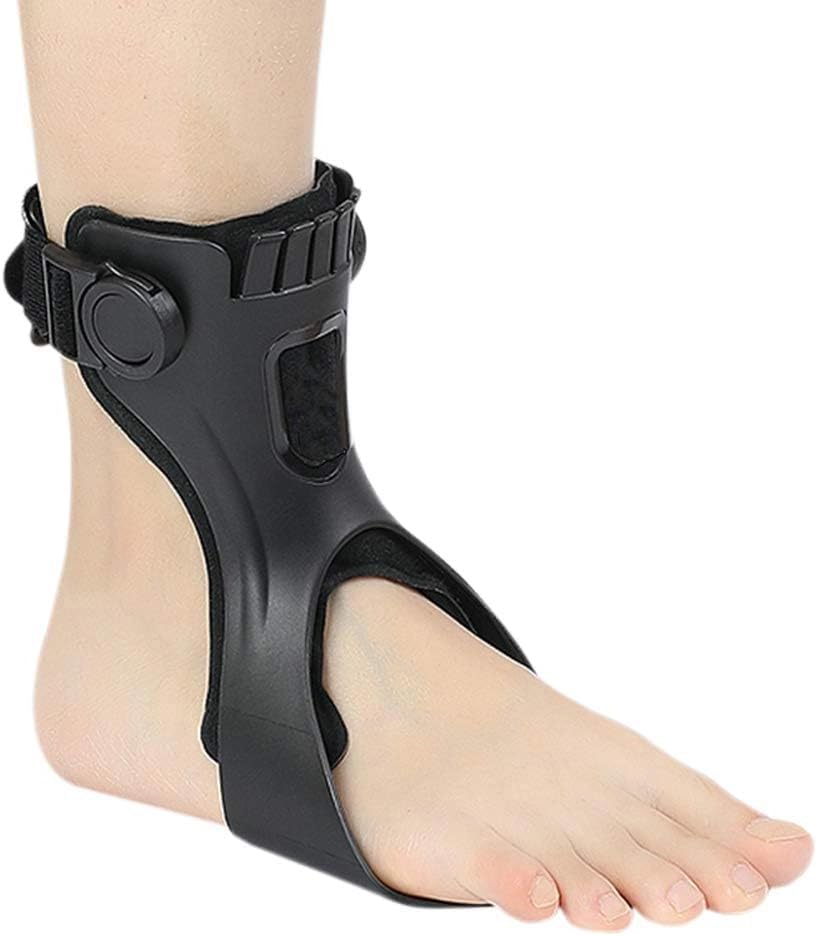 AFO Foot Drop Brace AFO Brace Drop Foot Orthosis for Hemiplegia Stroke Varus Foot Drop Improve Walking Gait, Effective Relieve Pain for Walking with Shoes, Lightweight & Invisible (Large, Right foot)