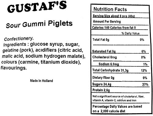 SweetGourmet Sour Strawberry Piglets | Mini Pigs Gummi Candy | 2 Pounds