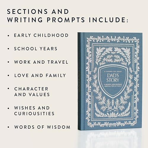 Dad's Story: A Memory and Keepsake Journal for My Family (Heirloom Story Books and Guided Journals)