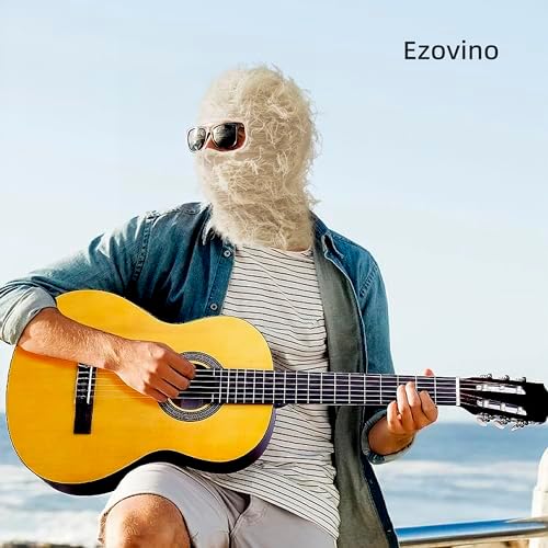 Ezovino Distressed Balaclava Ski Mask, Knitted Full Face Mask for Men/Women