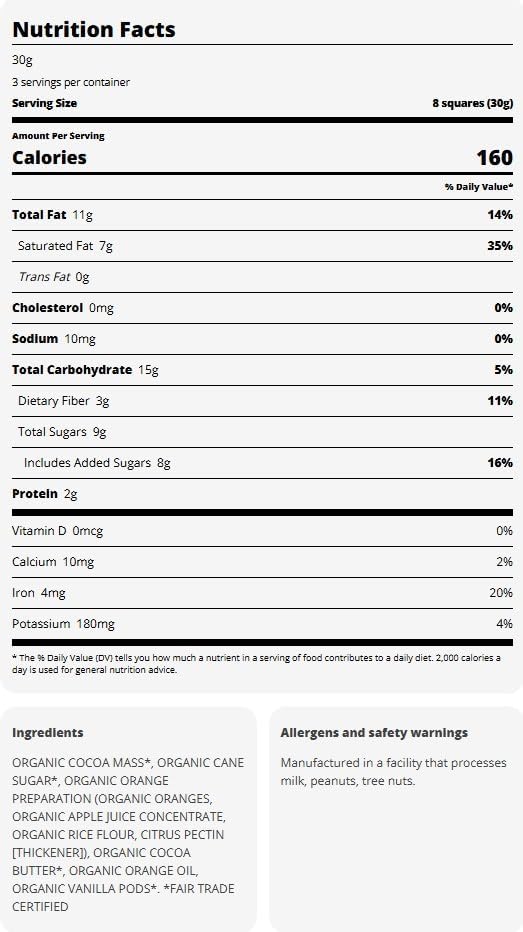 Central Market Organic 71% Cacao Dark Chocolate Bar - Orange 3.16 oz 4 Bars