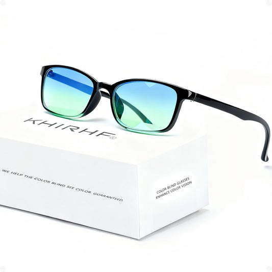 Color Blind Glasses for Men, Color Vision Deficiency Correcting & Enhancing Glasses for Red-Green Colour Blindness | Indoor & Outdoor Use