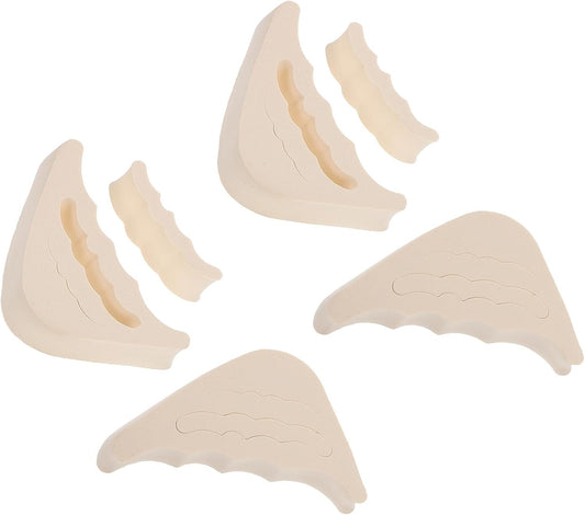 LABRIMP High-Heeled Shoe Tip Pad and Toe Filler Inserts, 6 Pairs Skin Color, Thickened Forefoot Cushion for High Heel Comfort and Anti-Slip Fit, Suitable for Women’s Dress Shoes and Pumps