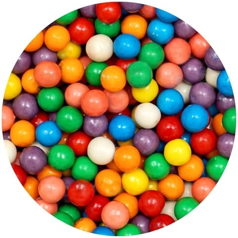 Gumballs for Gumball Machine, 0.5 Inch Mini Gumballs, Approx. 840 Pieces, 3lb Bulk Bag, Assorted Fruit Flavored Bubble Gum, Gumball Machine Refills