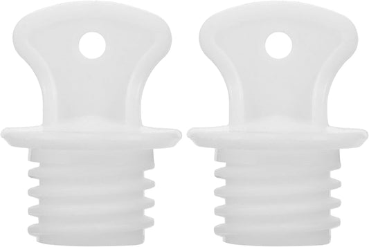 Mobestech Hot Water Bottle Cap Stopper, 2pcs 20mm Leak-proof Hot Water Bottle Stopper Plugs Rubber Hot Water Bag Sealing Plug Hot Water Sack Sealer for White
