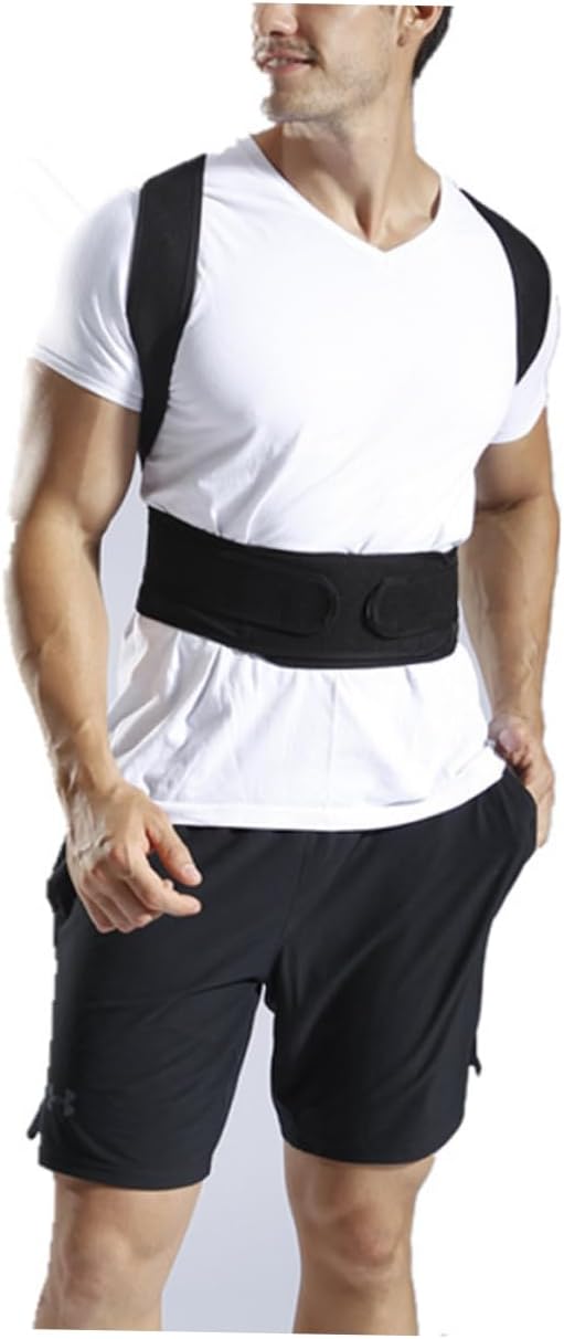 Ipetboom Hunchback Correction Belt Back Brace for Women Back Brace Posture Corrector for Women and Men Lumbar Support Breathable and Absorbent Xxl