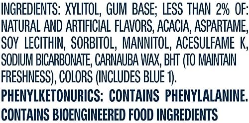 ORBIT WHITE Spearmint Sugar Free Mint Sugarless Fresh Breath Chewing Gum, 40 Piece Resealable Bottle (Pack of 4)