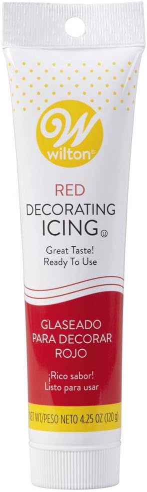 Red Decorator Icing in a Tube 4.5 Ounce