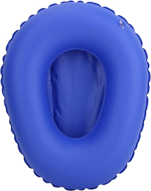 Inflatable Bedpan Men, Blue Portable Bedpan for Men Anti Bedsore Toilet for Bedridden Elderly Women Stool Toilets