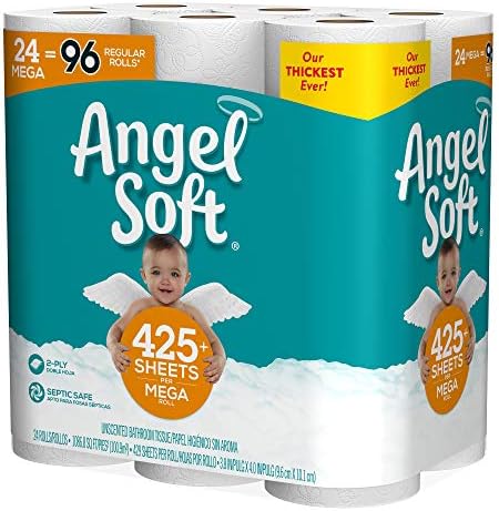 Angel Soft Mega Rolls, 24 Count