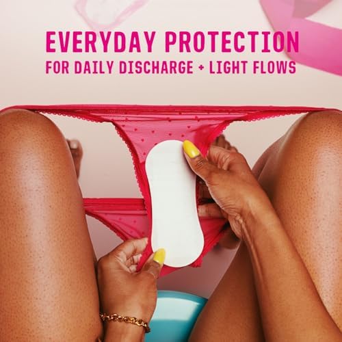 Flo - Daily Liners (96 Pack) - Organic Bamboo Panty Liners for Women - Very Light Flow - Wrapped, Ultra-Thin - Absorbent, Soft & Breathable - Fragrance Free - Vegan & Cruelty Free