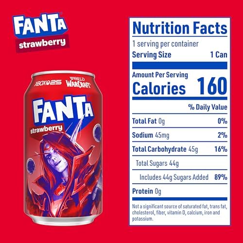 Fanta Strawberry, 12 fl oz, 12 Pack