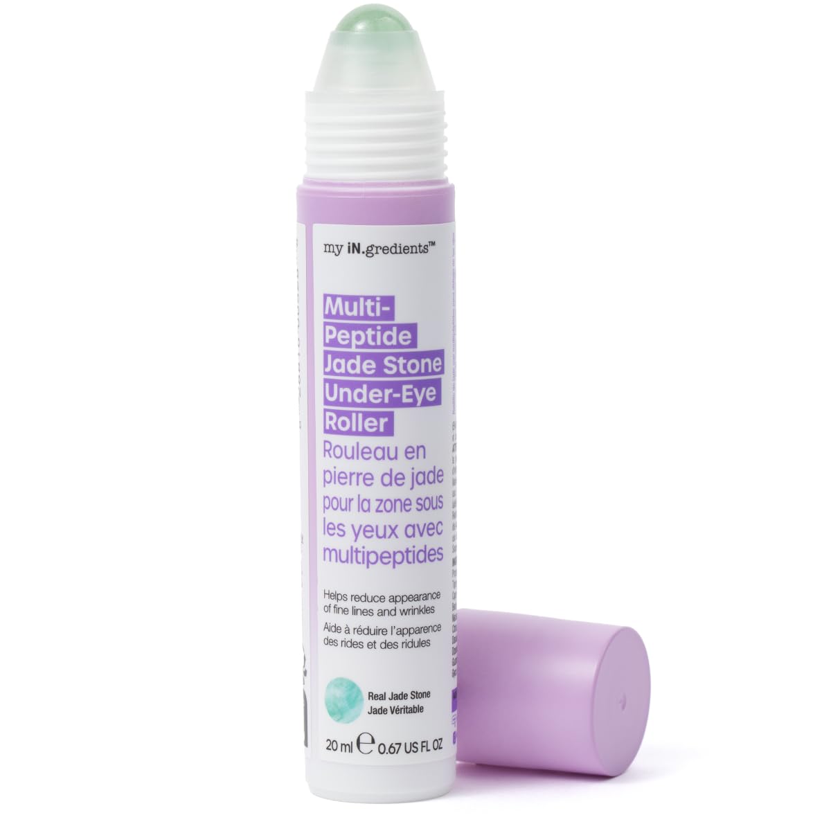 masque BAR My Ingredients Hydrating Under Eye Serum with 360Â° Jade Stone Roller (Multi-Peptide)