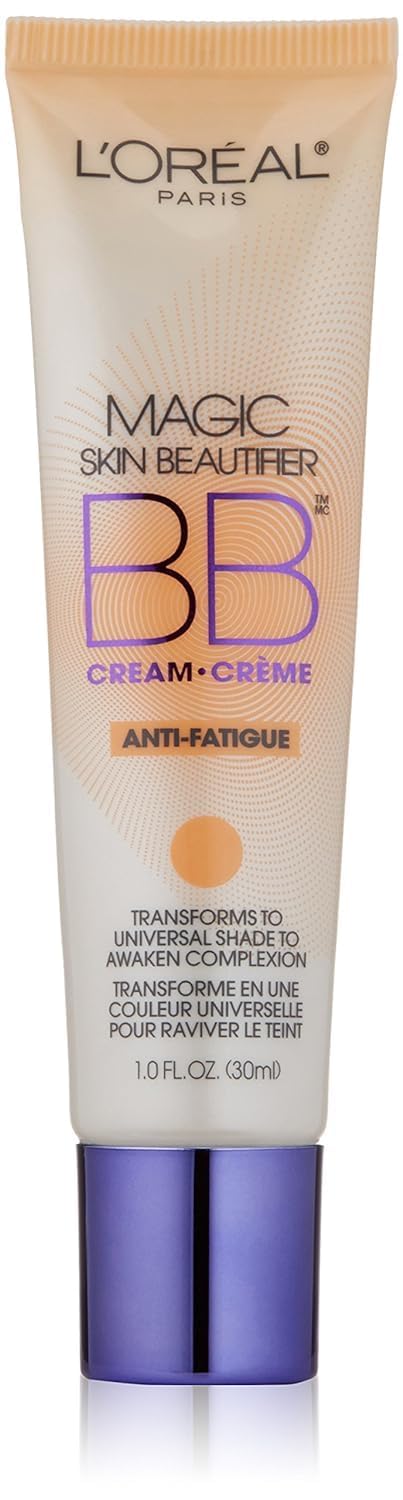 L'OrÃ©al Paris Makeup Magic Skin Beautifier BB Cream Tinted Moisturizer, Anti-Fatigue, 1 fl oz, 1 Count