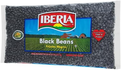 Iberia Black Beans,4lb.,(Pack of 2)