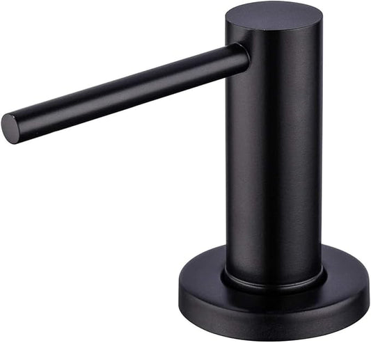 Soap Dispenser for Kitchean Sink, Built in Black Soap Dispenser Stainless Steel Soap Pump with 40" Extension Tube and 500ml Bottle
