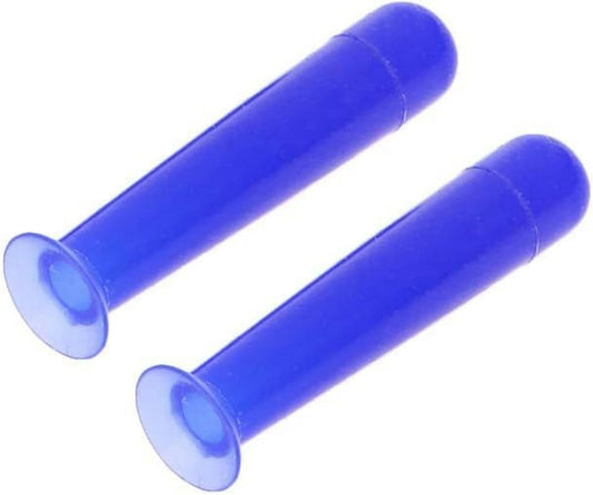 2Pcs Blue Handy Silicone Contact Lenses Small Suction Cups Stick RGP Inserter Remover Contact Lens Cases Accessories for Health and Household, Contact Lens Cases
