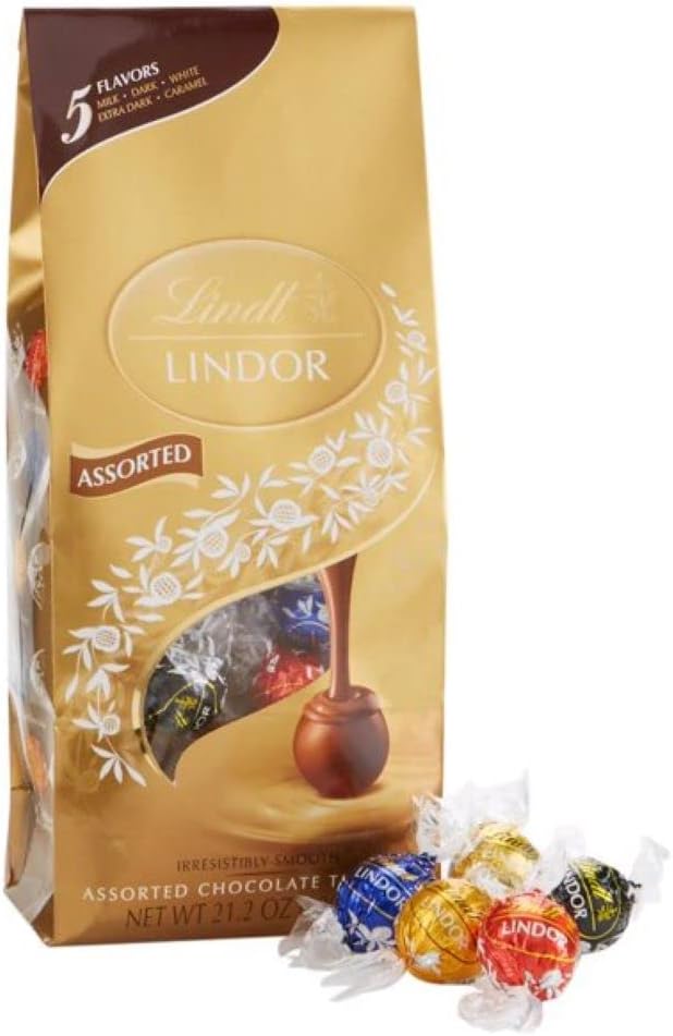 Lindt Assorted Chocolate Truffles 21.2oz(600g) 50ct/bag
