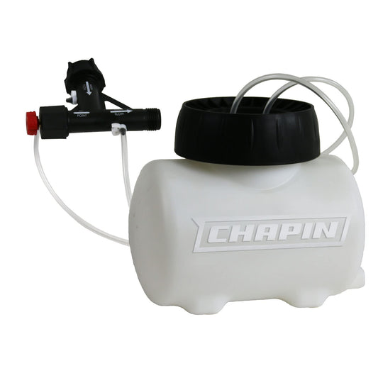 Chapin 4710 1-Gallon HydroFeed in-Line Fertilizing Injection System for Sprinklers and Direct Hose Use, 1-Pack, Translucent White
