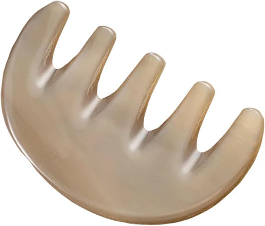 FOMIYES Massage Comb - Premium Ox Horn Scalp Massager Tool for Head Massage Lightweight & Compact Design for Healthy Hair Suitable for Wet or Dry Hair
