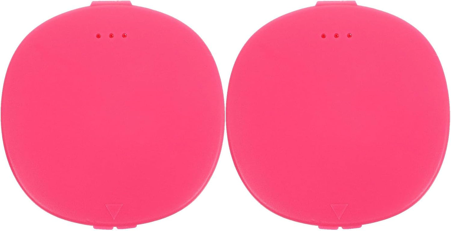 Storage Box 2pcs Pink Plastic Holder Breathable Organizer for Reusable Period Cups Carrying and Outdoor Travel Care