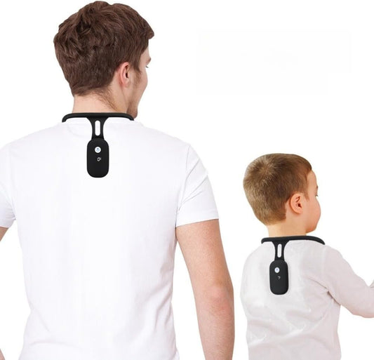 Intelligent Posture Corrector and Trainer for Back,Posture Corrector Hanging Neck Posture Trainer Rechargeable Silicone Automatic Induction Posture Corrector