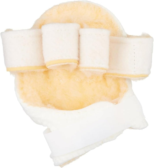 Rolyan – Palm Protector – Right Hand – Finger Separator Glove – Single Pack, Soft Padded Palm Guard for Hand Contractures and Finger Spasticity, Lightweight Hand Protector, Washable