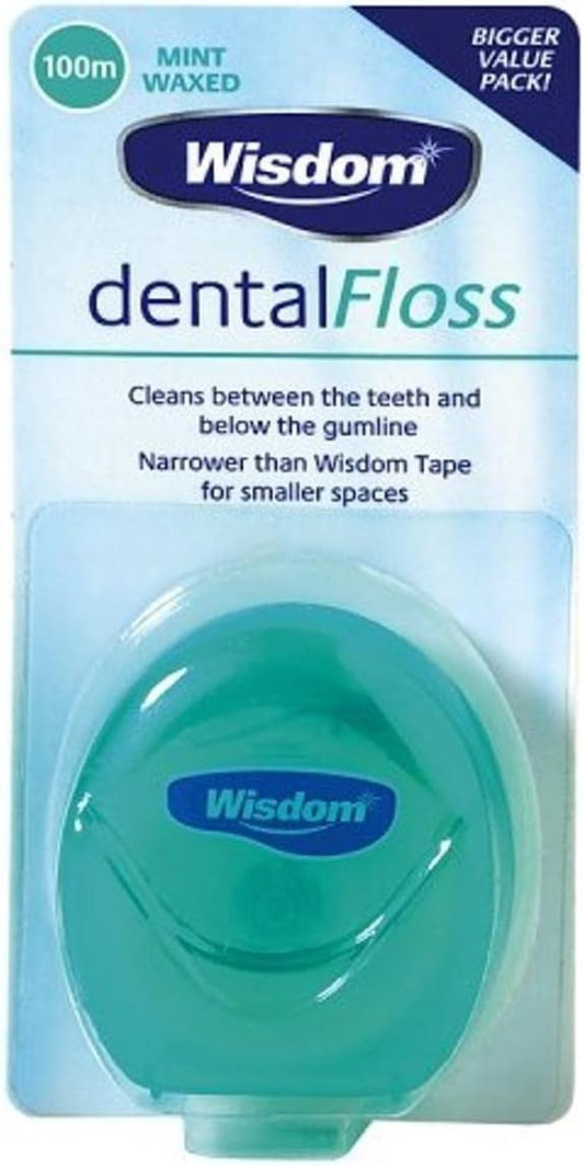 Wisdom Dental Floss (Mint Waxed)