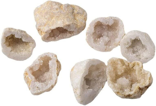 1PC Natural Quartz Agate Geode Cutting Crystals Cluster Healing Stones Rock Mineral Specimen Quartz Feng Shui DIY Home Decoration (Color : 1PC, Size : Medium)