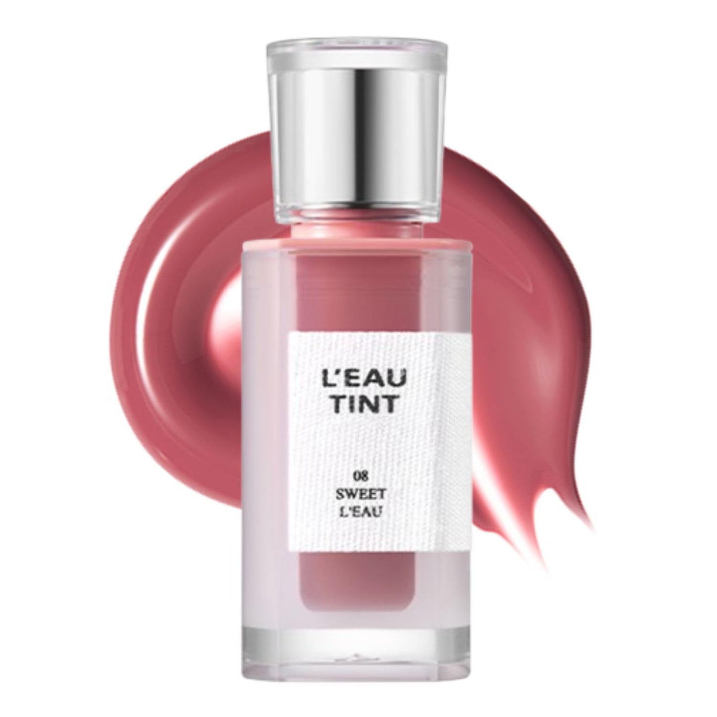 BBIA LâEAU Tint â Glossy & Glow Lip Stain, Watery Lip Tint, Non-Sticky, High Shine Finish, Long-lasting, Moisturizing, Lightweight, Natural, Daily Use, Vegan, Korean Lip Makeup (08 SWEET L'EAU)