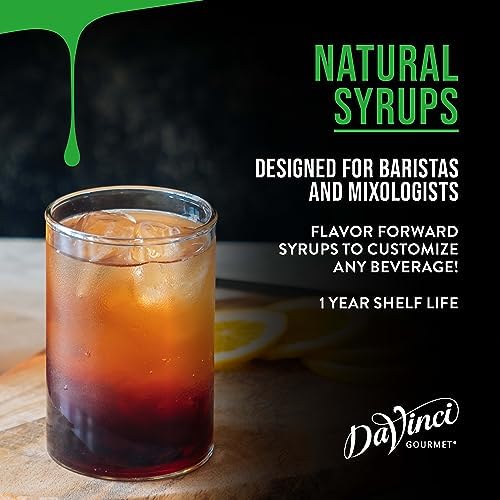 DaVinci Gourmet Naturals Pacific Northwest Raspberry Syrup, 25.4 Fluid Ounce (Pack of 1)