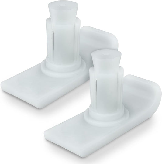 Vive Walker Ski Glides (Pair) - Universal Fit, Heavy Duty Tennis Ball Slide Accessories for Seniors - Medical Walker Slider - Rubber Coaster Sock Covers - Durable Replacement Caps - Easy to Install