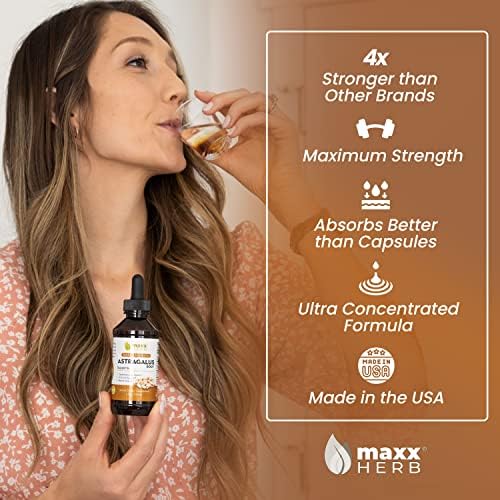 Maxx Herb Astragalus Root Extract - Max Strength Liquid Tincture Absorbs Better Than Capsules or Powder, for Immune Support and Mental Clarity - 4 Oz Bottle (60 Servings)