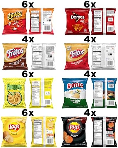 Frito-Lay SPPPOA040120 Variety Pack, Party Mix, 40 Count