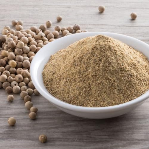 Ground White Pepper | Dried Herb & Seasoning | by Dasher's Spice & Beans | 5 lbs