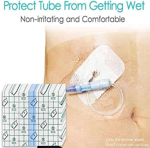 Water Proof Bandages 4" x 4.7" Shower Protection for Large Wound Dressing Incision Stitches Cover Transparent Post Surgical Tape Waterproof Patches Shower Shields (Pack of 50)