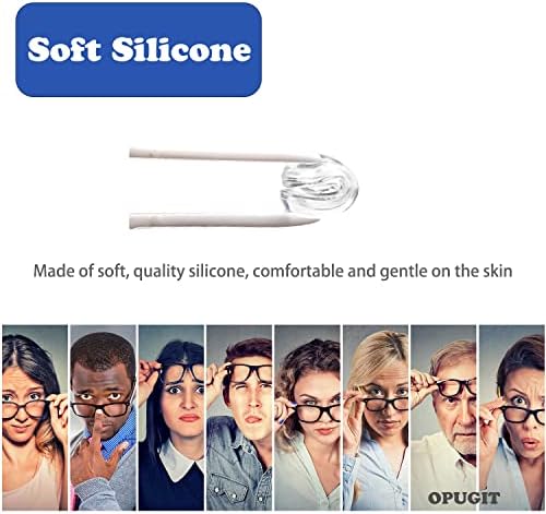 Eyeglass Nose Pads, Adhesive Anti Slip Eyeglasses Nose Grips with Airbag,3.2mm Thickness for Eyeglasses Sunglasses Reading Glasses,5 Pairs,Transparent