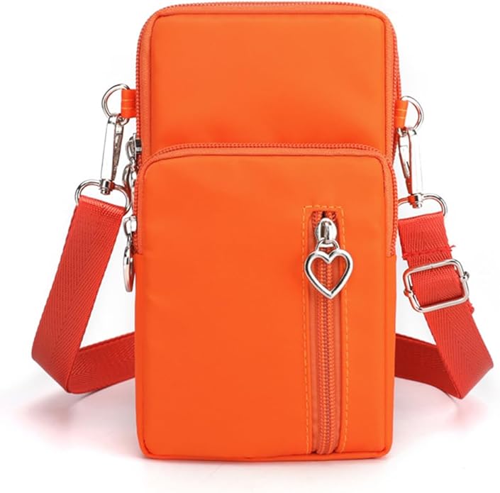 JANKS Small Crossbody Bag for Women - Mini Phone Purses with Crossbody Strap and Wallet - Nylon Arm Bag