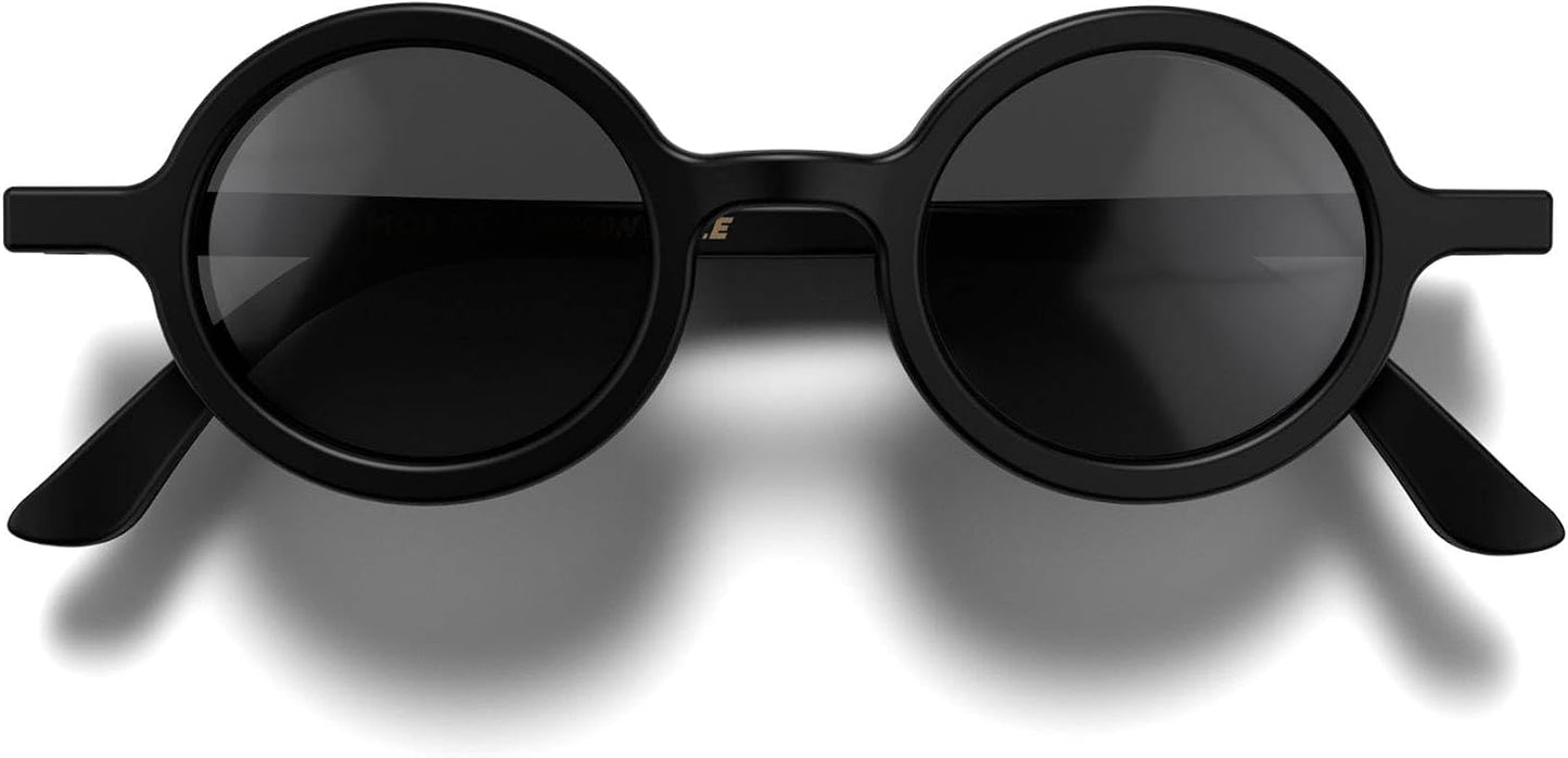 LONDON MOLE® Moley sunglasses | Cool round shaped glasses | Men’s Women’s Unisex | Spring hinges