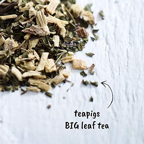 Teapigs Liquorice and Peppermint Loose Tea Made With Whole Tea Leaves, Natural Ingredients, Non-GMO, Caffeine-Free â€“ 1 Pack of 250g Loose Tea