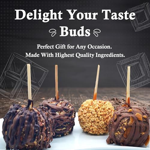 US Sweets Chocolate Covered Dried Fruit - Apricots & Cherries Dipped in Dark, Milk & White Chocolate | Gourmet Candy Treat | Delicious Gift | Handmade in Small Batches | Guaranteed to Arrive Fresh