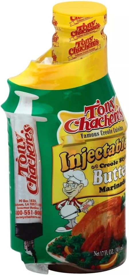 Tony Chachere's Injectable Creole Style Butter Marinade, 17 Fl Oz., (Pack of 2) by Tony Chachere's Famous Creole Cuisine