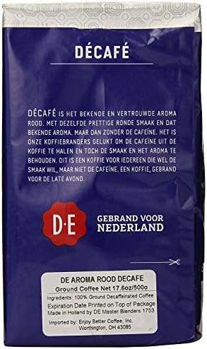 Douwe Egberts Aroma Rood Decaf Coffee, 17.6 Ounce